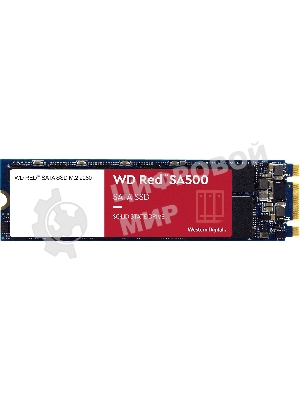 Накопитель SSD WD Red SA500 WDS100T1R0B, 1000Gb, SATA III, M.2 2280, R/W 560/530