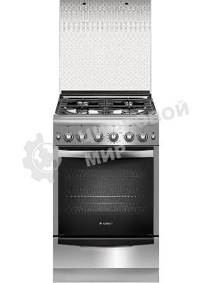 Плита газовая Gefest ПГ 5100-02 0004 серебристый, конфорок 4 шт, духовка 52 л, 50 см x 85 см x 58.5 см