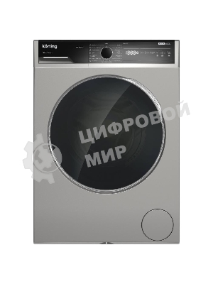 Стиральная машина Korting KWM 58ILS1297 S Серебристый, загрузка фронтальная 9 кг, 1200 об/мин., класс: А+++
