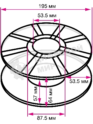 Пластик для принтера 3D Cactus CS-3D-PLA-1KG-CYAN PLA d1.75мм 1кг 1цв.