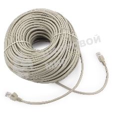 Патч-корд UTP Cablexpert cat.5e, 50м, литой, многожильный, серый