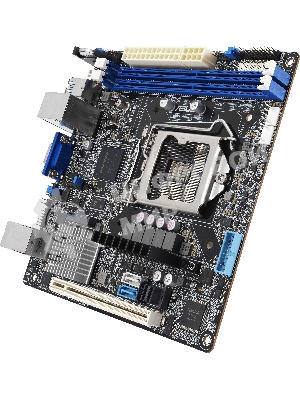 Материнская плата серверная ASUS P12R-I, LGA 1200, Intel C252, 2xDDR4, 6xSATA, 1xM.2, 1xPCI-E 4.0 x16, 2x1Gb LAN, 4xUSB-A 3.2 Gen 1, 1xVGA, COM-порт, Mini-ITX