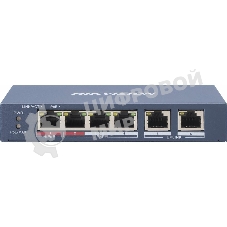 Коммутатор Hikvision DS-3E0106HP-E