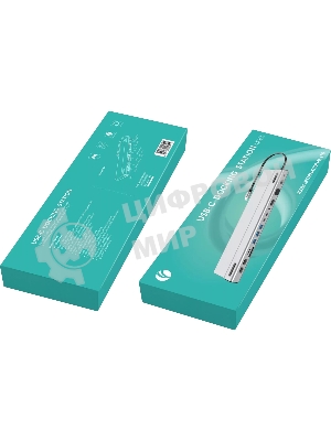 Адаптер VCOM TypeC -->3*USB3.0+2*USB2.0+VGA+RJ45+SD+TF+AUD+HDMI+DP+2*USB3.1 Data+PD