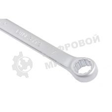 Ключ комбинированный Matrix, 7 мм, CrV, матовый хром