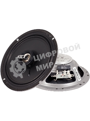 Колонки автомобильные Kicx SL-165 100Вт 91дБ 4Ом 16.5см (6 1/2дюйм) (ком.:2кол.) коаксиальные двухполосные