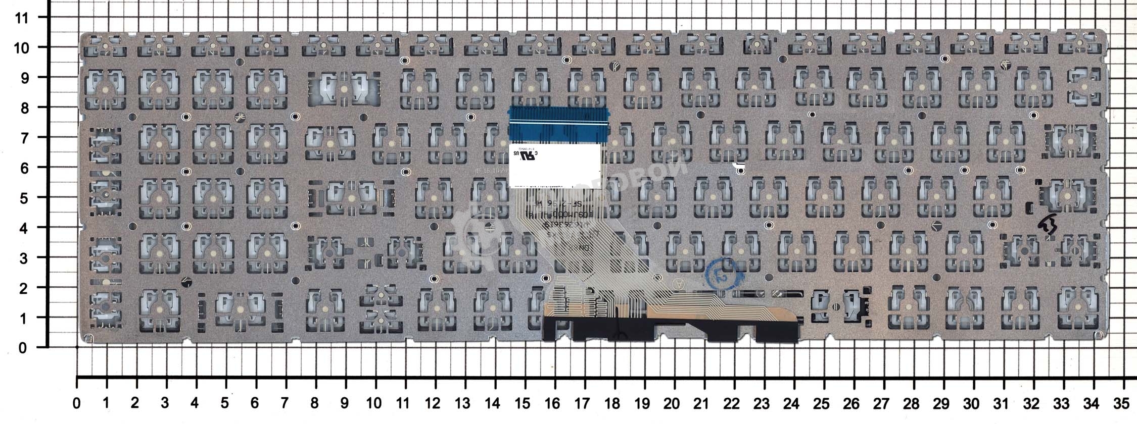 Клавиатура для ноутбука HP 15-dw черная с подсветкой