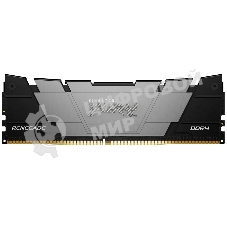 Оперативная память Kingston Fury Renegade, DDR4, 8GB (1x8GB), 3200MHz, CL16, DIMM, с радиатором, черный