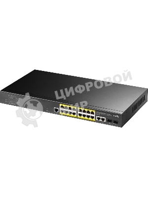 Коммутатор Cudy GS2018PS2-200W (L2) 16x1 Гбит/с 2SFP 16PoE+ 200W управляемый