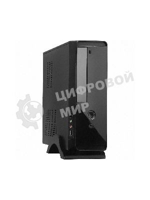 Компьютерный корпус MiniITX ExeGate MI-209 Black, miniITX/mATX, (M300, 80мм), 2хUSB, Audio