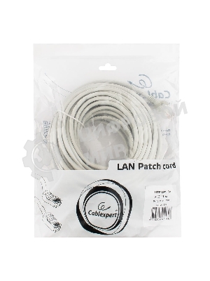 Патч-корд UTP Cablexpert cat.5e, 15м, литой, многожильный серый