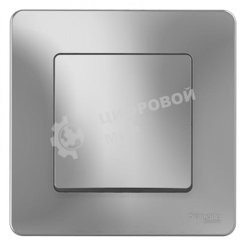 Выключатель 1-кл. СП Blanca (сх.1) 10А 250 В алюм. SchE BLNVS010103