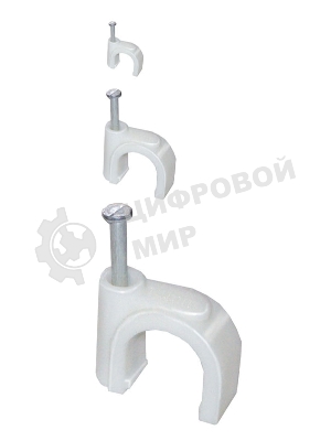 Скоба креп. прям. 8 мм с гвозд. (уп. 100 шт) IEK USK21-08-100