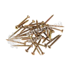 Саморез универсальный Kranz 3.5х35, желтый цинк, пакет (25шт.)