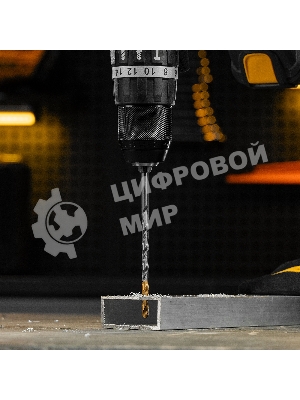 Сверло спиральное по металлу Denzel 6 х 139 мм, Р6М5, Golden Tip, удлиненное