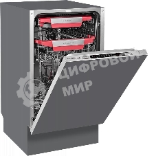 Встраиваемая посудомоечная машина Kuppersberg GSM 4573, серебристый, 45 см, 10 компл., 49 дБ, класс A++