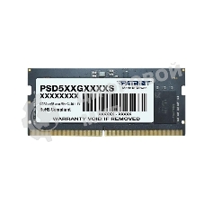 Оперативная память Patriot Signature, DDR5, 16GB (1x16 GB), 5600 MHz, CL46, SO-DIMM