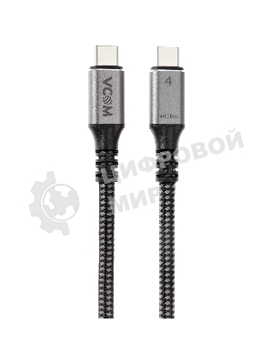 Кабель Thunderbolt4/USB4 Type-C, 5K@60Hz, 40Gbps, PD 100W, 5A, VCOM, 1.2м CU540M-1.2M