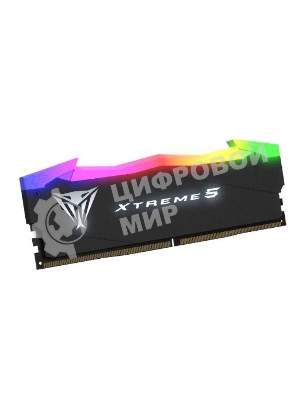 Оперативная память Patriot Viper Xtreme 5, DDR5, 32GB (2x16GB), 7600MHz, CL36, DIMM, с радиаторами, RGB, черный