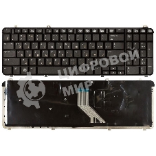 Клавиатура для ноутбука HP Pavilion DV6-1000 DV6-2000 матовая черная