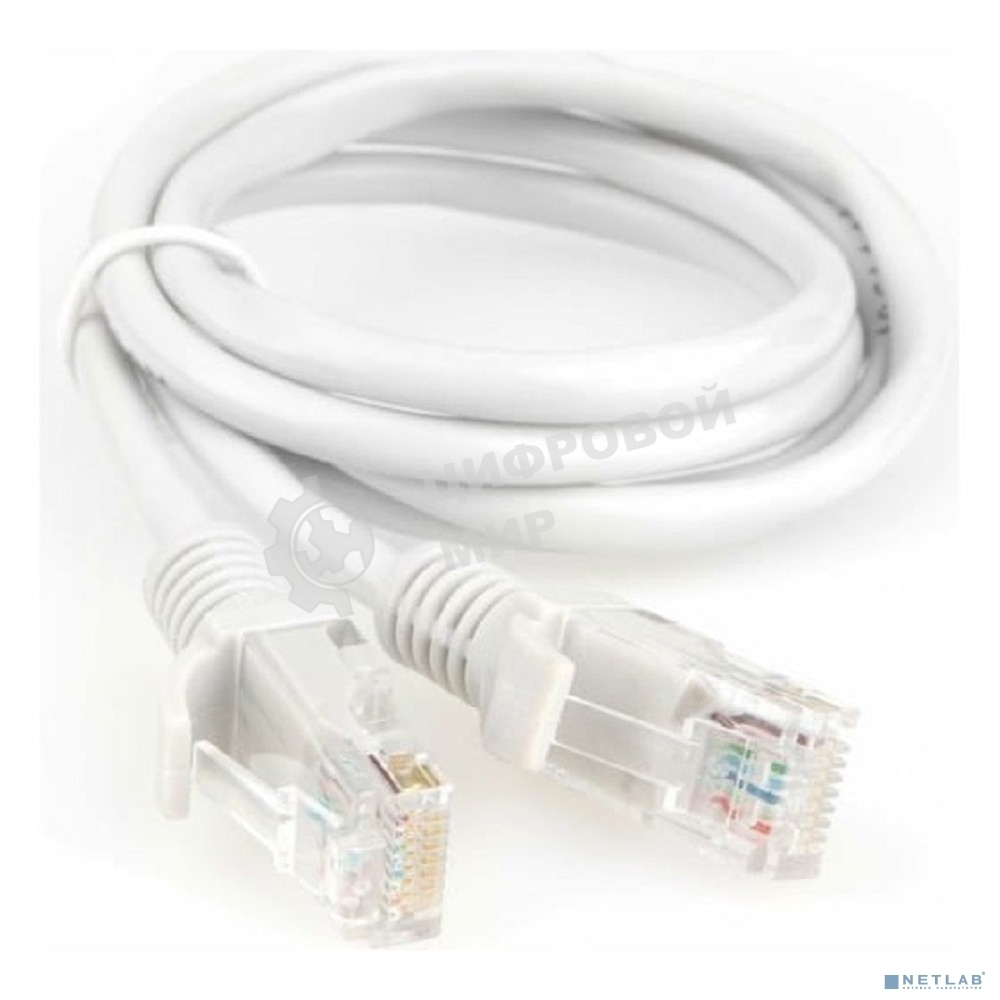 Патч-корд CCA light UTP Гарнизон PC-UTP-5e-1 cat.5e, 1м, литой, многожильный серый