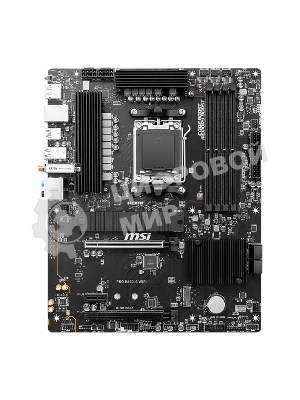 Материнская плата MSI PRO B650-S WIFI, AM5, AMD B650, 4xDDR5, 4xSATA, 2xM.2, 1xPCI-E 4.0 x16, 1xPCI-E 4.0 x4, 1xHDMI, 1xDP, 1x2.5Gb LAN, 3xUSB 3.2 Gen 1, 3xUSB 3.2 Gen 2, 6x3.5 мм, 7.1, Standard-ATX