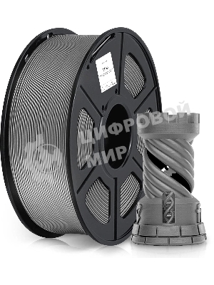 Пластик для принтера 3D Cactus CS-3D-TPU-0.8KG-GREY TPU d1.75мм 0.8кг 1цв.