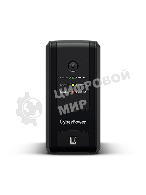 Источник бесперебойного питания CyberPower Line-Interactive UT850EG, 850VA/425W, USB/RJ11/45, (3 EURO)