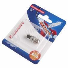 Переходник антенный Rexant (гнездо F - штекер TV), (1 шт.)