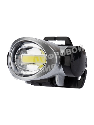 Фонарь налобный Rexant поворотный 3 Вт 100%, 50%, пульсирующий белый; 3 х ААА, СОВ + зеркальный рассеиватель