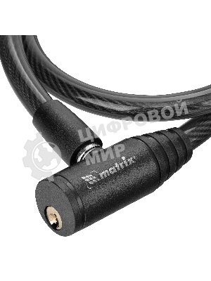 Замок тросовый универсальный Matrix, 10 х 650 мм