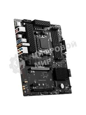 Материнская плата MSI PRO B650-S WIFI, AM5, AMD B650, 4xDDR5, 4xSATA, 2xM.2, 1xPCI-E 4.0 x16, 1xPCI-E 4.0 x4, 1xHDMI, 1xDP, 1x2.5Gb LAN, 3xUSB 3.2 Gen 1, 3xUSB 3.2 Gen 2, 6x3.5 мм, 7.1, Standard-ATX