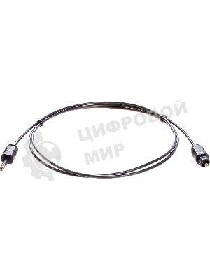 Оптический кабель (Toslink)-M -- >(Toslink)-miniM,1m, Telecom TOC2023-1M