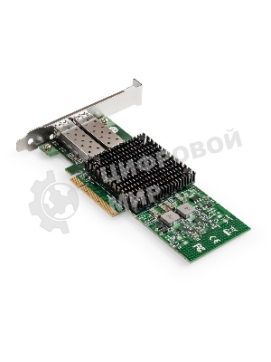 Сетевой адаптер ExeGate EXE-MCX3-2SFP+ (PCI-E x8 v.3, порты 2x SFP+, Dual 10Gb/s, Server NIC Chipset Mellanox ConnectX-3)