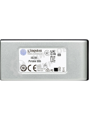 Внешний SSD Kingston XS2000, 1TB, USB 3.2 Gen 2x2 Type-C, R/W 2000/2000, серебристый