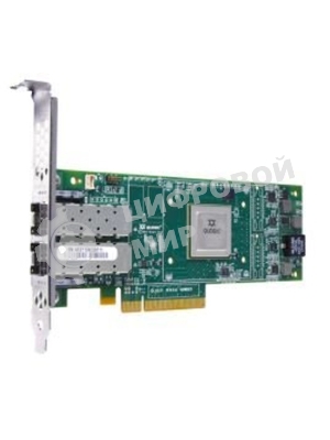 Контроллер Qlogic QLE2672-CK 16Gb Dual Port FC HBA x8 PCIe LC multi-mode optic