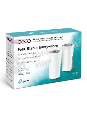 Роутер TP-Link DECO E4(2-PACK) AC1200 Домашняя Mesh Wi-Fi система