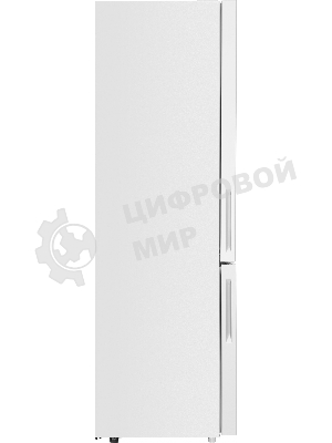 Холодильник Maunfeld MFF200NFW белый глянц. двухкамерный 271/106л морозилка снизу, No Frost