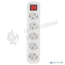 Сетевой фильтр 5bites SP5W-330 5S, 3x1.5мм2, 16A, ABS, 3M, белый