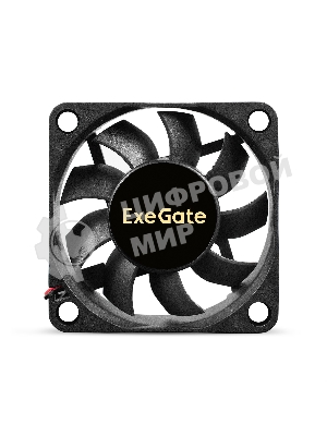 Вентилятор 24В DC ExeGate EX06015S2P-24 (60x60x15 мм, Sleeve bearing (подшипник скольжения), 2pin, 4800RPM, 34dBA)