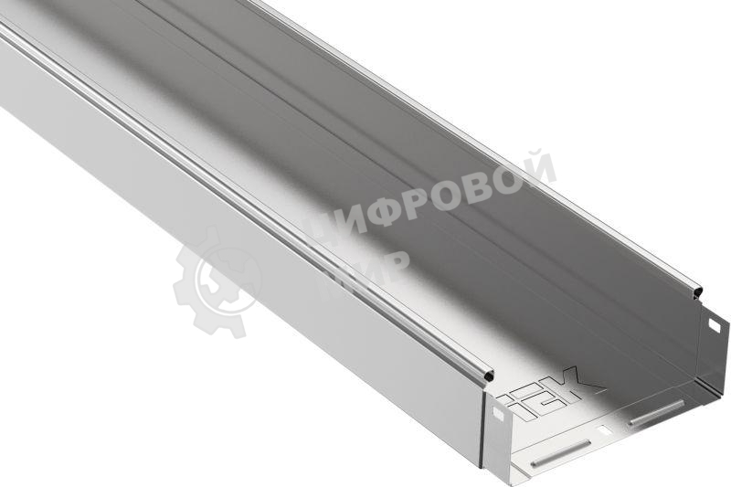 Лоток листовой неперфорированный 200х80 L3000 сталь 0.8мм IEK CLN10-080-200-3