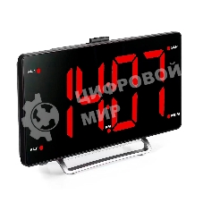 Радиобудильник Hyundai H-RCL246 черный LCD подсв:красная часы:цифровые FM