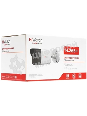 Видеокамера IP HiWatch DS-I200(D) (6 mm) 6-6мм цветная
