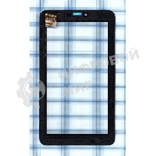 Сенсорное стекло (тачскрин) для Irbis TZ51, черное с рамкой