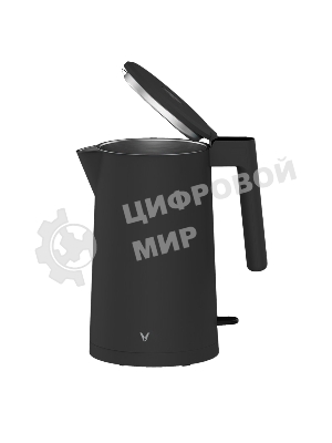 Чайник электрический Viomi Double-layer kettle черный V-MK171A