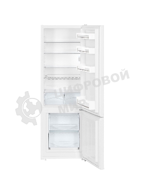 Холодильник Liebherr CUe 2831-26 001 белый двухкамерный 212/53л морозилка снизу