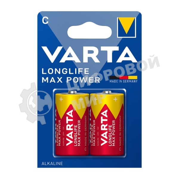 Батарейка VARTA LONGLIFE MAX P. C бл. 2