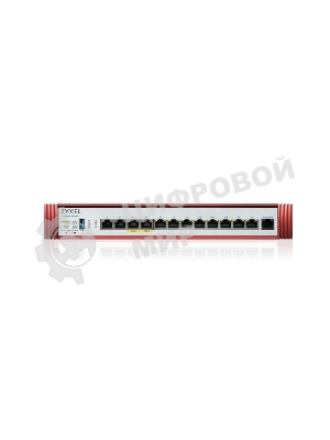 Межсетевой экран Zyxel USG FLEX 500H, Rack, 2xRJ-45: 1/2.5G (LAN/WAN), 2xRJ-45: 1/2.5G PoE+ (LAN/WAN), 8xRJ-45: 1G (LAN/WAN), 1xUSB3.0 **