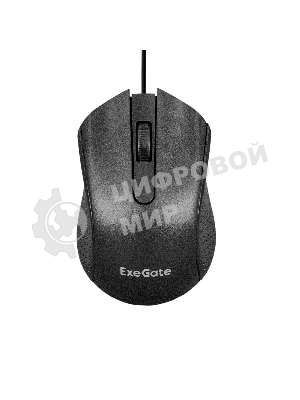 Мышь проводная ExeGate Professional Standard SH-8012 черный, 1000 dpi, USB, кнопки - 3