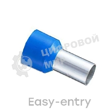 Наконечник штыревой втулочный изол. НШвИ 16.0-12 (уп. 50 шт) EKF nhvi-16.0-12